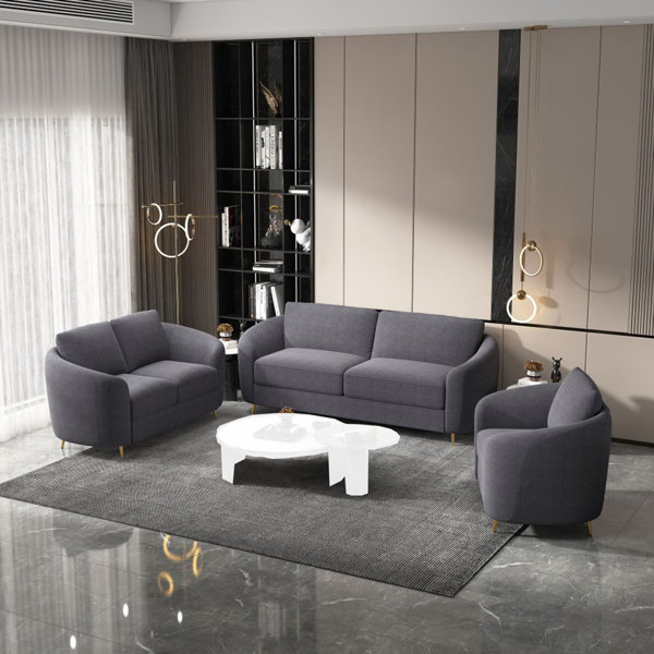 Mercer41 Lillyahna 3 - Piece Living Room Set | Wayfair